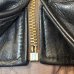 画像11: 50's "Lawrence"　HORSE　HIDE　FULL　ZIP.　LEATHER　JACKET　BLACK　good quality !!　very good condition !! (11)