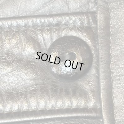 画像5: 50's "Lawrence"　HORSE　HIDE　FULL　ZIP.　LEATHER　JACKET　BLACK　good quality !!　very good condition !!