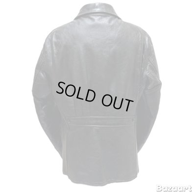 画像16: 50's "Lawrence"　HORSE　HIDE　FULL　ZIP.　LEATHER　JACKET　BLACK　good quality !!　very good condition !!