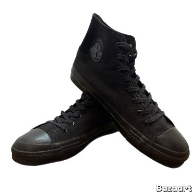 画像1: early 1990's "CONVERSE"　「BLACK　MONOCHROME　Hi. CUT」　”MADE　IN　U.S.A.”　SIZE表記：10 1/2　good color !!　