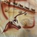 画像5: 40's　MINT CONDITION　"NYLO - SHEEN　by Troy of California"　WESTERN MOTIF　（Desert　Buffalo Skull　and　Ox Cart　etc.)　BACK PANNEL　HAND PAINTED　LONG SLEEVE　SHIRTS　SIZE：M　very beautuful !!