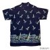 画像3: early 50's "Glen Top"　「HORIZONTAL　PATTERN」　DARK NAVY　RAYON　HAWAIIAN SHIRTS　good printed !!　