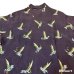 画像9: early 50's "Glen Top"　「HORIZONTAL　PATTERN」　DARK NAVY　RAYON　HAWAIIAN SHIRTS　good printed !!　