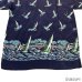 画像8: early 50's "Glen Top"　「HORIZONTAL　PATTERN」　DARK NAVY　RAYON　HAWAIIAN SHIRTS　good printed !!　