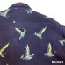 画像17: early 50's "Glen Top"　「HORIZONTAL　PATTERN」　DARK NAVY　RAYON　HAWAIIAN SHIRTS　good printed !!　