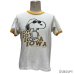 画像10: 70's "SNOOPY"　「IOWA」　しみ込み PRINTED　RINGER　Tee SHIRTS　rare pattern !!
