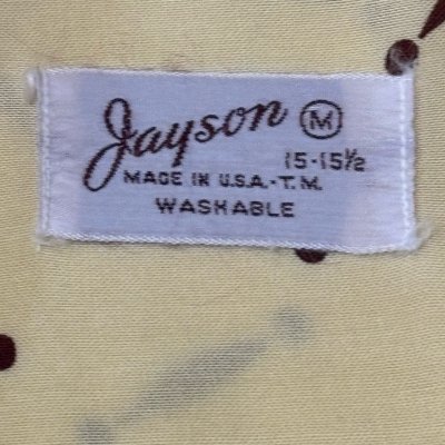 画像2: 50's "Jayson"　ABSTRACT　PATTERN　PRINTED　SHORT　SLEEVE　RAYON　SHIRTS　