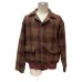 画像17: 30's "J.C.PENNEY CO.　LUMBER JACK”　FRONT 掛けBUTTON　A-1　STYLE　WOOL　JACKET　WITH　WAIST　WOOL　KNIT　RIB　Big size !!　very old !!
