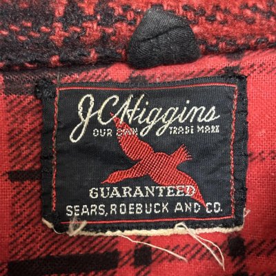 画像2: 40's- "SEARS　J C Higgines”　WOOL MELTON　×　COTTON FLANNEL　MACKINAW　HUNTING　JACKET