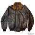 画像1: 1952's "U.S.NAVY"　MONARCH MFG. CO.　「55J14」（MIL-J-7823）　G-1　LEATHER　FLIGHT　JACKET　WITH　「USN」　STENCIL　SIZE：40　good condition !! (1)