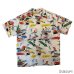 画像1: 50's "Jantzen"　ALL OVER　PATTERN　RAYON　HAWAIIAN　SHIRTS　SIZE表記：M（実寸 L）　ON BOOK !!　 (1)