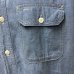 画像23: early 50's　"King Kole"　DARK　CHAMBRAY　SHIRTS　マチ付き　SIZE：実寸 L 相当　good size !!