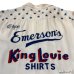画像4: 50's ”King Louie”　ADVERTISING　RAYON　BOWLING　SHIRTS　WITH　STARS　EMBROIDERY　SIZE表記：L　good embroidery !!