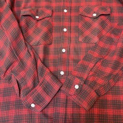 画像11: -60's "KEY"　COTTON　HEAVY　FLANNEL　SHIRTS　実寸SIZE：XXL 程　very big size !!