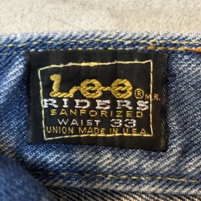 画像2: 70's "Lee　200”　DENIM PANTS　SIZE:W 34 × L 32　good size !!　good condition !!