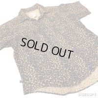 80's "ROCKMOUNT"　「LEOPARD」　PATTERN　PRINTED　COTTON　FLANNEL　SHORT　SLEEVE　WESTERN　SHIRTS　MADE IN U.S.A.　SIZE：15 1/2　very rare !!