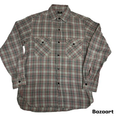 画像1: 60's "Lee"　HEAVY　COTTON　FLANNEL　SHIRTS　マチ付き　good color !!