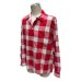 画像10: 50's "DUMONT"　COTTON　CHECKED　PATTERN　LONG　SLEEVE　SHIRTS　SIZE:実寸 XL -