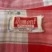 画像3: 50's "DUMONT"　COTTON　CHECKED　PATTERN　LONG　SLEEVE　SHIRTS　SIZE:実寸 XL -