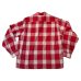 画像4: 50's "DUMONT"　COTTON　CHECKED　PATTERN　LONG　SLEEVE　SHIRTS　SIZE:実寸 XL -