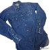 画像2: 50's "Lee  RIDER  SHIRT"  INDIGO  DENIM  WESTERN  SHIRTS    INDIGO DENIM   good condition !! (2)