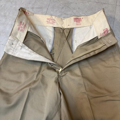画像12: 50's- DEAD STOCK　WITH　FLASHER　”LEVI'S　Casuals”　CHINO　PANTS　SIZE表記　W 30 × L 32　good making !!