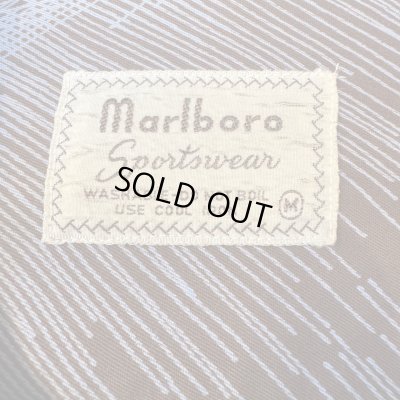 画像2: 50's "marlboro"　RAYON　GABARDINE　LONG　SLEEVE　SHIRTS　WITH　PRINTED　SIZE表記：M　SPECIAL !!　