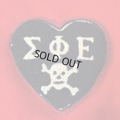 画像4: 50's "Mc GREGOR"　FULL　ZIP.　COAT　WITH　COTTON　KNIT　HOOD　AND　”SKULL”　PATCH　ON　THE　HEART