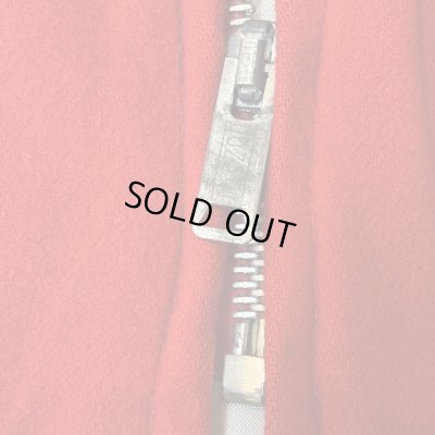 画像8: 50's "Mc GREGOR"　FULL　ZIP.　COAT　WITH　COTTON　KNIT　HOOD　AND　”SKULL”　PATCH　ON　THE　HEART