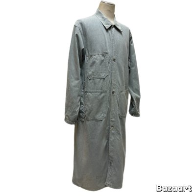 画像16: 50's "MADEWELL"　GRAY　COVERT　WORK　COAT　（SHOP　COAT）　good materials !!