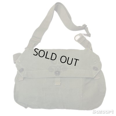 画像1: 50's "U.S.ARMY"　COTTON　CANVAS　SHOULDER　BAG　good size !!