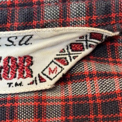 画像3: 50's "Mc GREGOR"　COTTON　ITALIAN　COLLAR　CHECKED　PATTERN　LONG　SLEEVE　SHIRTS　SIZE表記：M