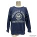 画像11: 50's "HANES　WIND SHIELD"　COLLEGE　PRINTED　OLD　SWEAT SHURTS　SIZE：L　DARK NAVY　　good size !!