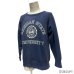 画像12: 50's "HANES　WIND SHIELD"　COLLEGE　PRINTED　OLD　SWEAT SHURTS　SIZE：L　DARK NAVY　　good size !!