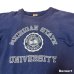 画像4: 50's "HANES　WIND SHIELD"　COLLEGE　PRINTED　OLD　SWEAT SHURTS　SIZE：L　DARK NAVY　　good size !!