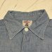 画像5: 70's "kennington"　WORK　CHAMBRAY　SHIRTS　WITH　PRINTED　「MICKEY　MOUSE」　ON THE BACK