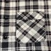 画像9: 40's "MINNESOTA　WOOLEN　CO.”　COTTON　PRINTED　FLANNEL　SHIRTS　BLACK × PINK × WHITE　SIZE：L - XL　good color !!　good size !! (9)