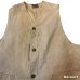 画像5: 40's "MOHAWK　by　UTICA　DUXBAK　CO.”　BROWN DUCK　HUNTING　VEST　with　HALF MOON　POCKETS　AND　GOOD STYLE　POCETS
