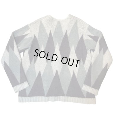 画像2: -60's　”DIA　PATTERN”　MOHAIR　KNIT　CARDIGAN　reasonable price !!