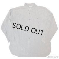 40's Montgomery Ward　” TOP CRAFT "　VENTILATION　BLACK　CHAMBRAY SHIRTS　ON BOOK　SPECIAL　good size !!　good design !! 