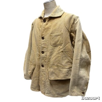画像20: 30's- "MONTGOMERY　WARD　WESTERN　FIELD”　COTTON　MOLESKIN　HUNTING　JACKET　good size !!　good condition !!