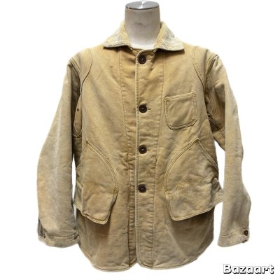 画像19: 30's- "MONTGOMERY　WARD　WESTERN　FIELD”　COTTON　MOLESKIN　HUNTING　JACKET　good size !!　good condition !!