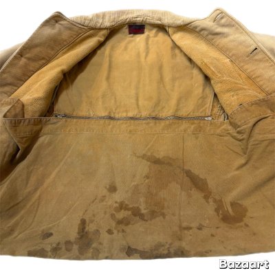 画像13: 30's- "MONTGOMERY　WARD　WESTERN　FIELD”　COTTON　MOLESKIN　HUNTING　JACKET　good size !!　good condition !!