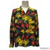 画像17: 40's "MARK TWAIN"　ABSTRACT　PATTERN　LONG　SLEEVE　RAYON　HAWAIIAN　SHIRTS　SIZE表記：M