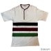 画像1: 60's DEAD STOCK　"MUNSINGWEAR"　WIDE　BORDER　HENRY　NECK　Tee SHIRTS　good design !! (1)
