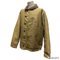 begining 40's　"World War 2”　U.S.NAVY × U.S. MEDICAL　DEPT.　「N-1」　DECK　JACKET　WITH　BIG　STENCIL　SIZE表記：42　SPECIAL !!　very beautiful !!　everything original !!　