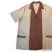 画像5: 50's "steig"　2 TONE　COLOR　SHORT　SLEEVE　RAYON　GABARDINE　SHIRTS　WITH　NEP　BILLIARDS　STYLE　SIZE表記：XLARGE