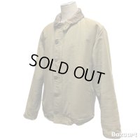 early 40's "World War 2"　「U.S.NAVY」　COTTON　PIQUE（ピケ）　”N-1”　DECK　JACKET　WITH　STENCIL　SIZE表記：42　very beautiful !!　everything original !!