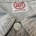 画像4: 50's "TUF NUT"　GRAY　CHAMBRAY　WESTERN　SHIRTS　WITH　DIAGONAL　POCKET　マチ付き　good size !!　good condition !!