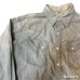 画像10: 50's "TUF NUT"　GRAY　CHAMBRAY　WESTERN　SHIRTS　WITH　DIAGONAL　POCKET　マチ付き　good size !!　good condition !!